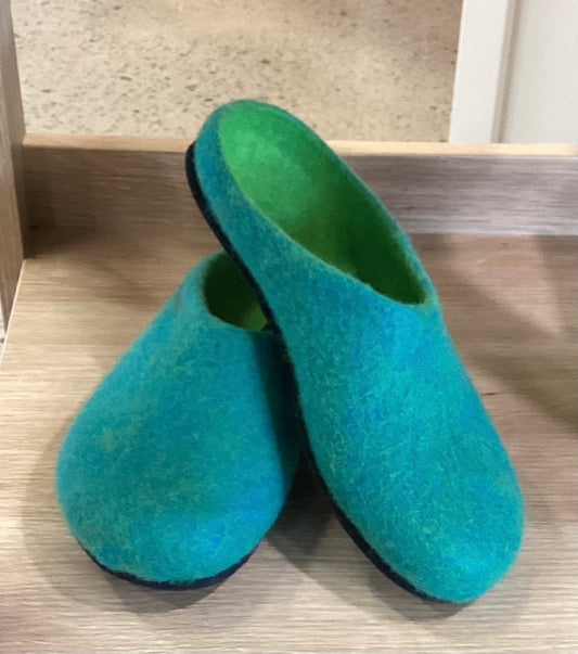 Slippers - Magicfelt Turquoise