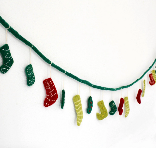 Christmas Stocking  Garland