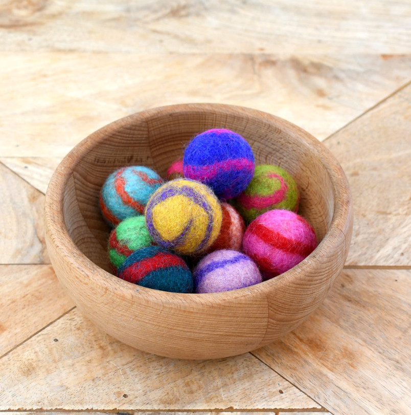 Rainbow Swirly Balls (Single)