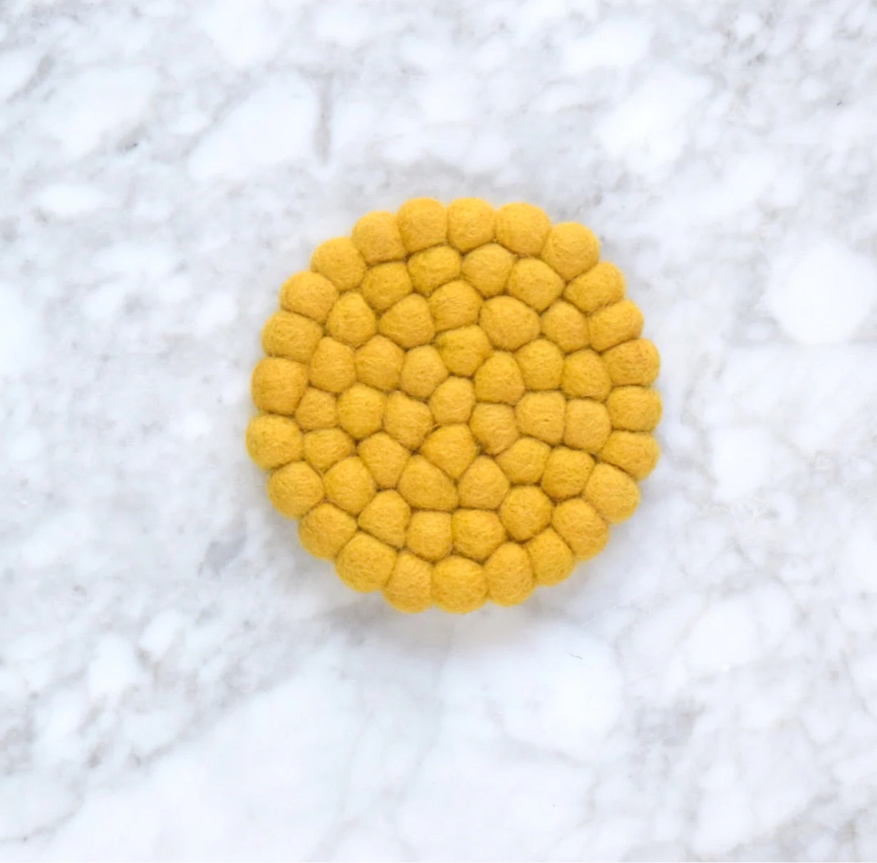 Coasters - Mustard (Set of 6)